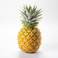 Fototapeta premium Pineapple on isolated White Background.