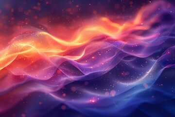 Obraz premium Colorful Abstract Background with Purple, Blue, and Orange Hues