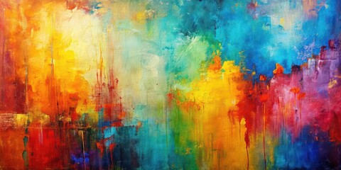 Colorful abstract painting with textured layers , art, abstract, color, vibrant, texture, acrylic, canvas