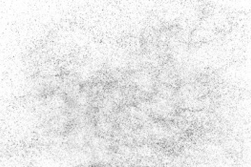 Black grunge texture on white background. Abstract wall pattern. Old paper backdrop. Gray futuristic wallpaper. Vector Illustration, EPS 10.