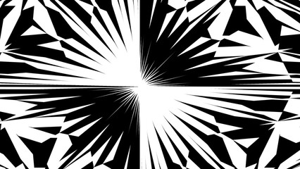 Abstract background with black and white shapes.Backdrop in UHD format 3840 x 2160.Wallpaper 4k.