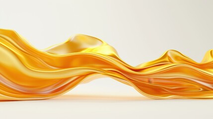 Obraz premium Elegant abstract form with captivating gold texture, enhancing your space with a touch of sophistication.