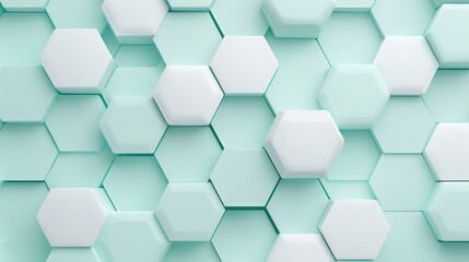 Naklejka premium Unique hexagon abstract background for creative design projects. Perfect for websites, presentations, and digital artwork.