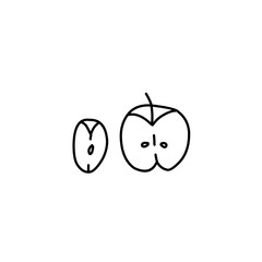 Apple outline 