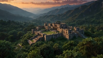 A poem inspired by the lost city of Xanadu, hidden in the mountains ai_generated