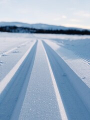 road in snow
