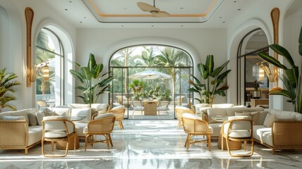 Fototapeta premium Hotel restaurant