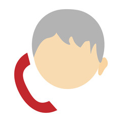 Call Center Vector Flat Icon Design