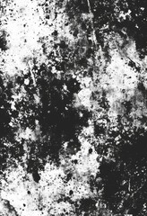 Black and White Grunge Vector Seamless Pattern for Design Background