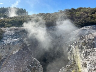 Wai-O-Tapu Thermal Wonderland, Rotorua, North Island of New Zealand