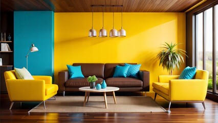 Spare but Bright Interiors, Projected in 3D Realizations