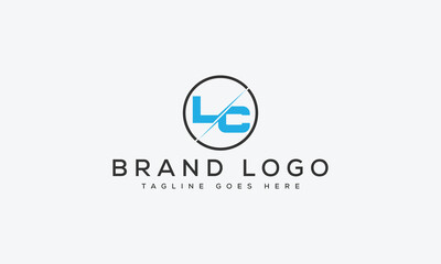 letter LC logo design vector template design for brand.