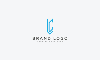 letter LC logo design vector template design for brand.