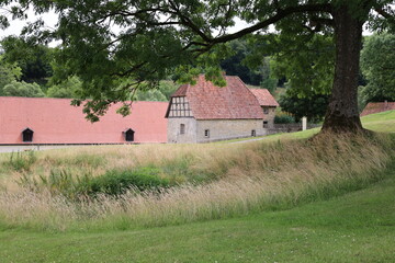 Obraz premium Blick auf Kloster Dalheim bei Lichtenau im Paderborner Land 