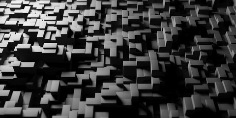 Abstract Black Geometric Shapes Background Texture. Modern and Minimalistic Concept Design