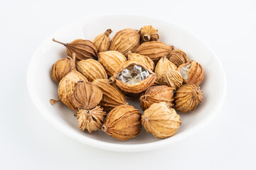 Chinese food stewed dishes Chinese herbal medicine spices fragrant amomum villosum