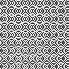 Floral tiles, pattern design with geometric seamless. Floor tiles, bathroom tiles design. Abstract vector circle,  simple element, package background.