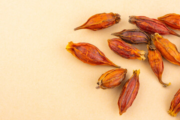 Chinese food stewed food spices Chinese herbal medicine yellow gardenia