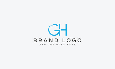 letter GH logo design vector template design for brand.