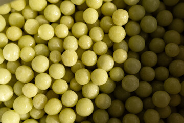 Homeopathic balls on the surface.