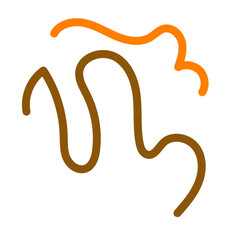 Obraz premium Abstract lines Squiggly vector 