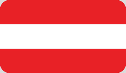 Austria flag. National flag of Austria vector