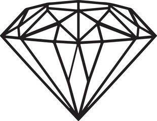 diamond illustration, diamond icon set