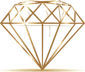 diamond illustration, diamond icon set