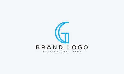 letter GG logo design vector template design for brand.