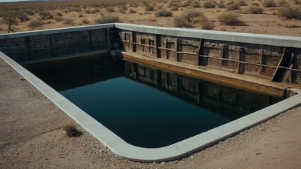 A refreshing escape: cool blue waters on a hot day