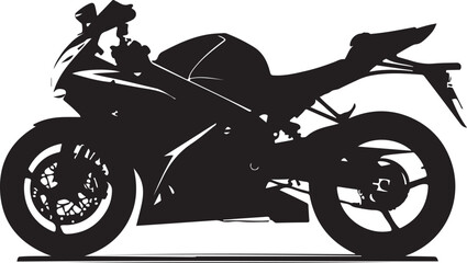 silhouette of a motorcycle