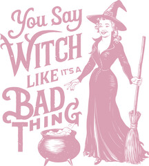 Best Halloween T-Shirt design, 
Vintage Halloween Witch SVG PNG Bundle