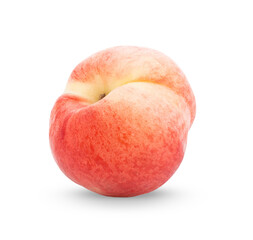 Peach isolated on transparent png