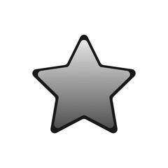 Favorite star icon sign vector