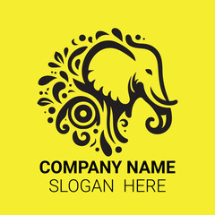 Premium Elephant Logo for Corporate Branding
