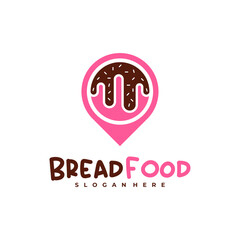 Bread Point logo vector template, Creative Bread logo design concepts