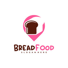 Bread Point logo vector template, Creative Bread logo design concepts