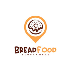 Bread Point logo vector template, Creative Bread logo design concepts