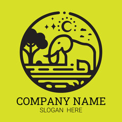 Premium Elephant Logo for Corporate Branding