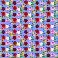 cute rose book cover background for coloring book