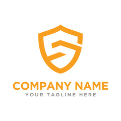 Letter S Shield Logo Design