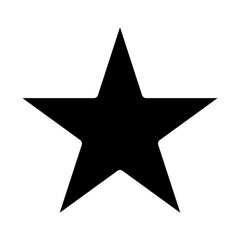 Fototapeta premium star icon vector on a white background. eps 10