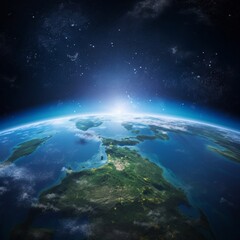 Planet Earth from Space.
