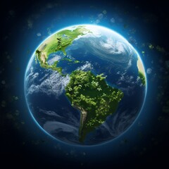 Planet Earth from Space.