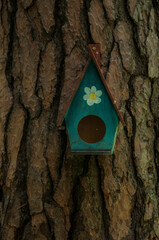 decorative house hanging single object in garden