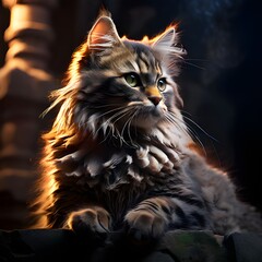 portrait of a cat