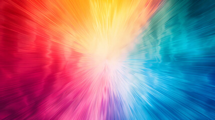 Obraz premium abstract gradient radial colorful and motion blur