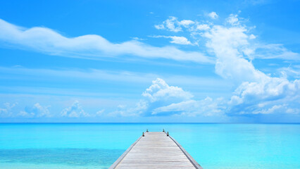 blue sky with clouds