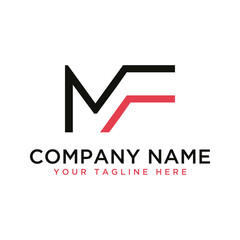 Letter MF Logo Design