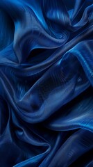 Obraz premium Blue sportswear fabric football shirt jersey texture background, abstract blue clothing fabric texture pattern background, gauze, silk, comfortable, soft, breathable, waterproof and sweat-resistant, m